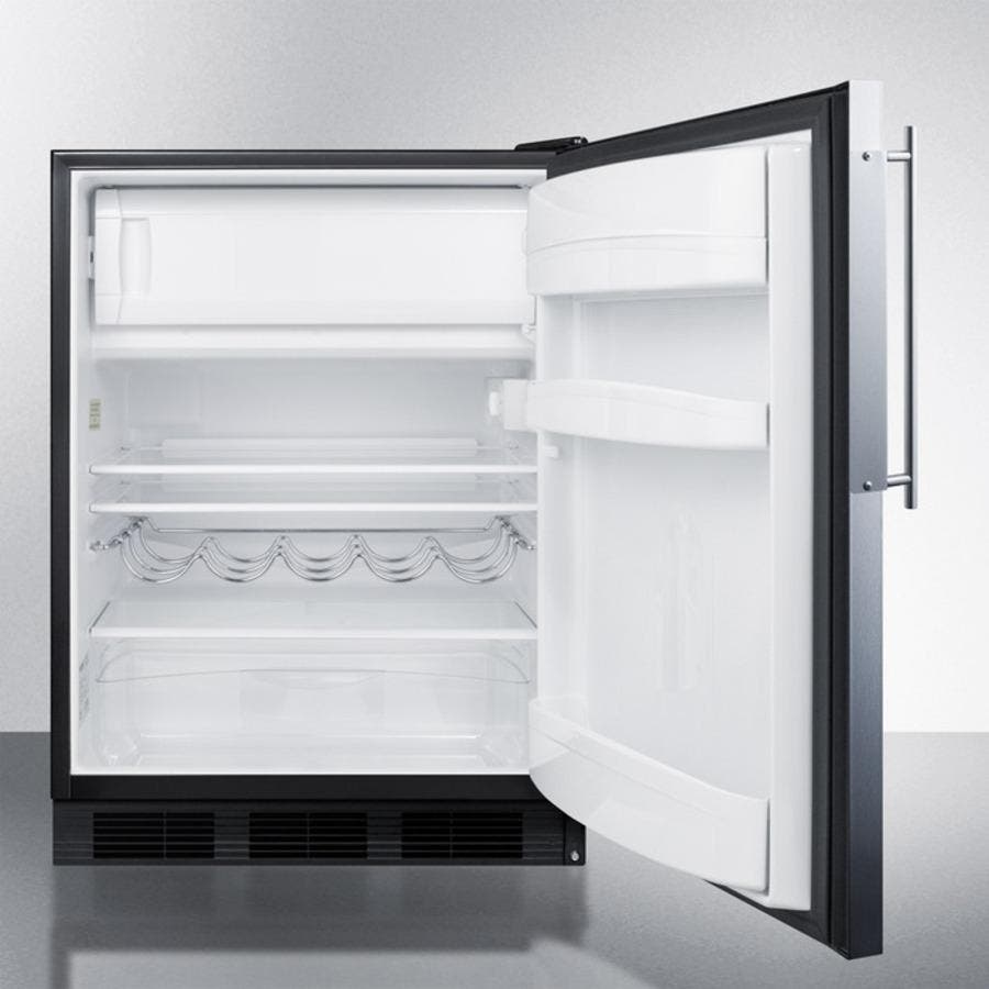 Summit CT663BBIFR Panel Ready/Black, Stainless Insert Frame