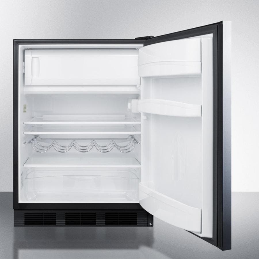 Summit CT663BSSHHADA Stainless Steel/Black, Horizontal Handle, ADA Comp...