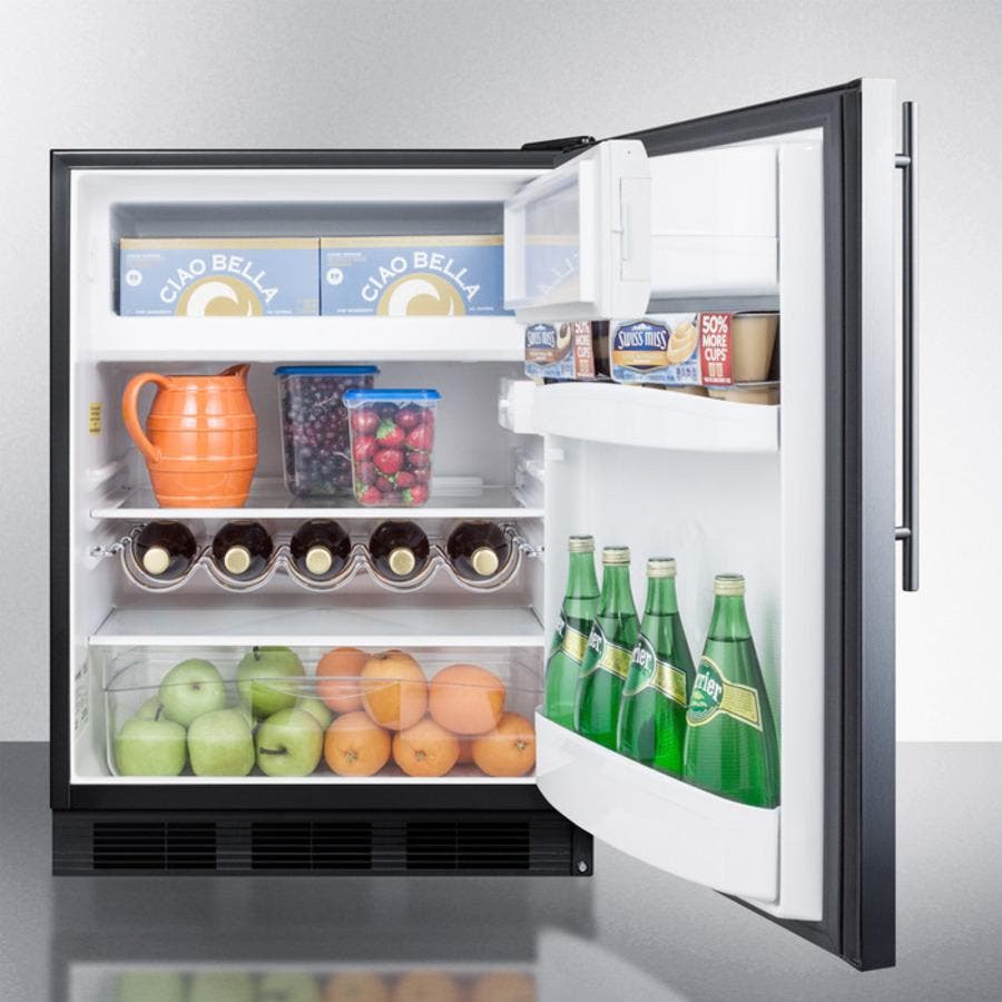 Summit CT663BSSHVADA Stainless Steel/Black, Pro Handle, ADA Compliant