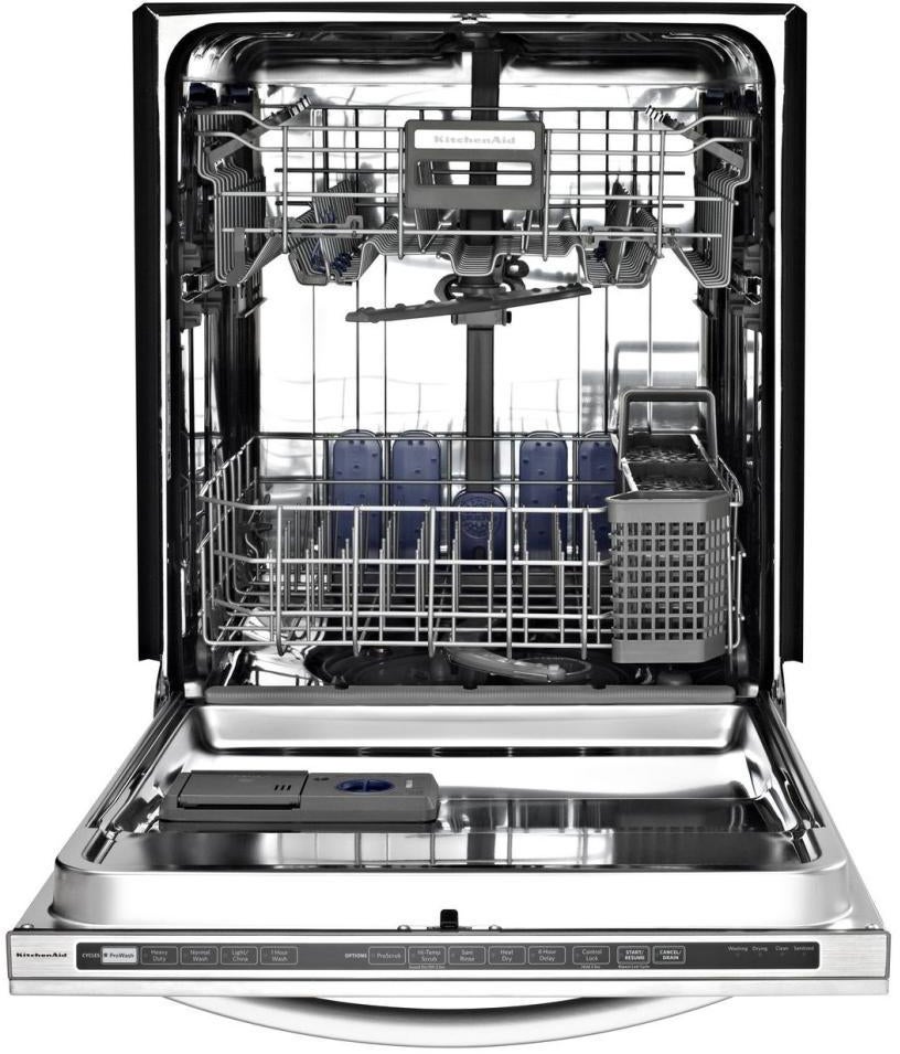 KitchenAid KUDE48FXSS Fully Integrated Dishwasher with 15 Place Setting ...