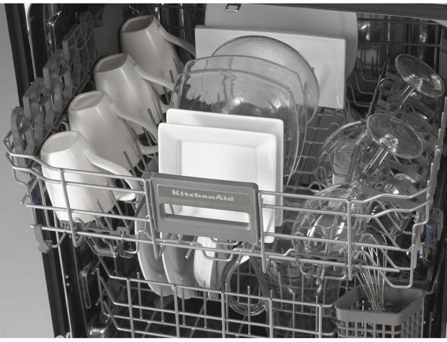 KitchenAid KUDE48FXSS Fully Integrated Dishwasher with 15 Place Setting ...