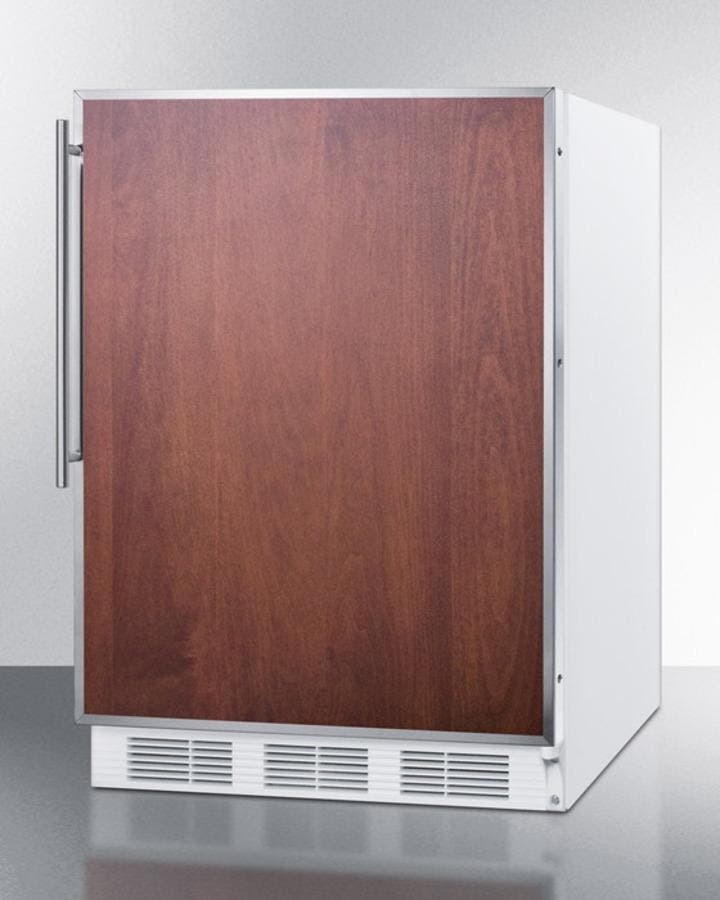 Summit FF61BIFR Panel Ready/White, Stainless Insert Frame