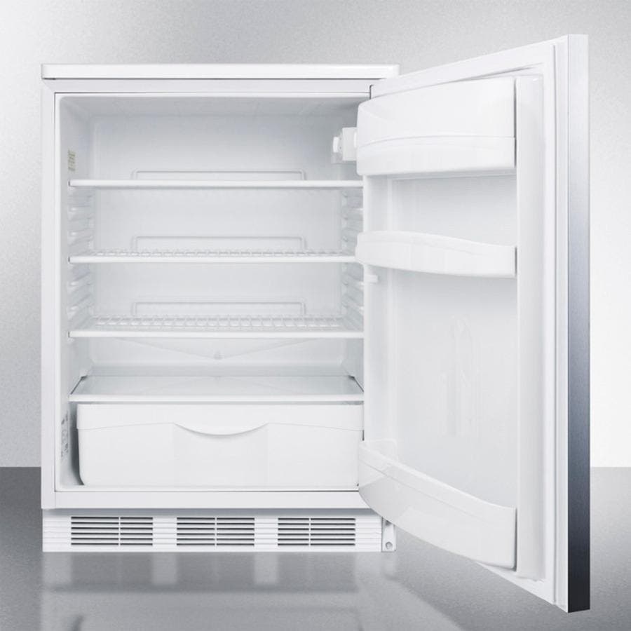 Summit FF6SSHH Stainless Door with Horizontal Thin Handle