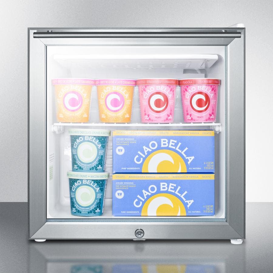 Summit FS20LGL7 1.6 cu. ft. Compact Upright Freezer