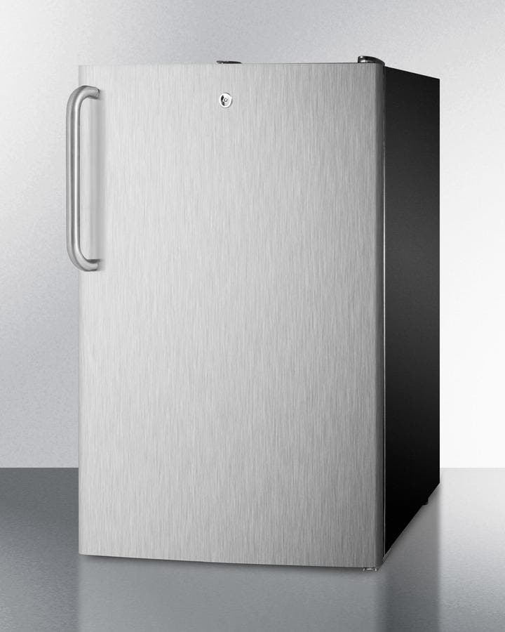 Summit FS408BLBISSTB Stainless Steel with Towel Bar Handle, Lock