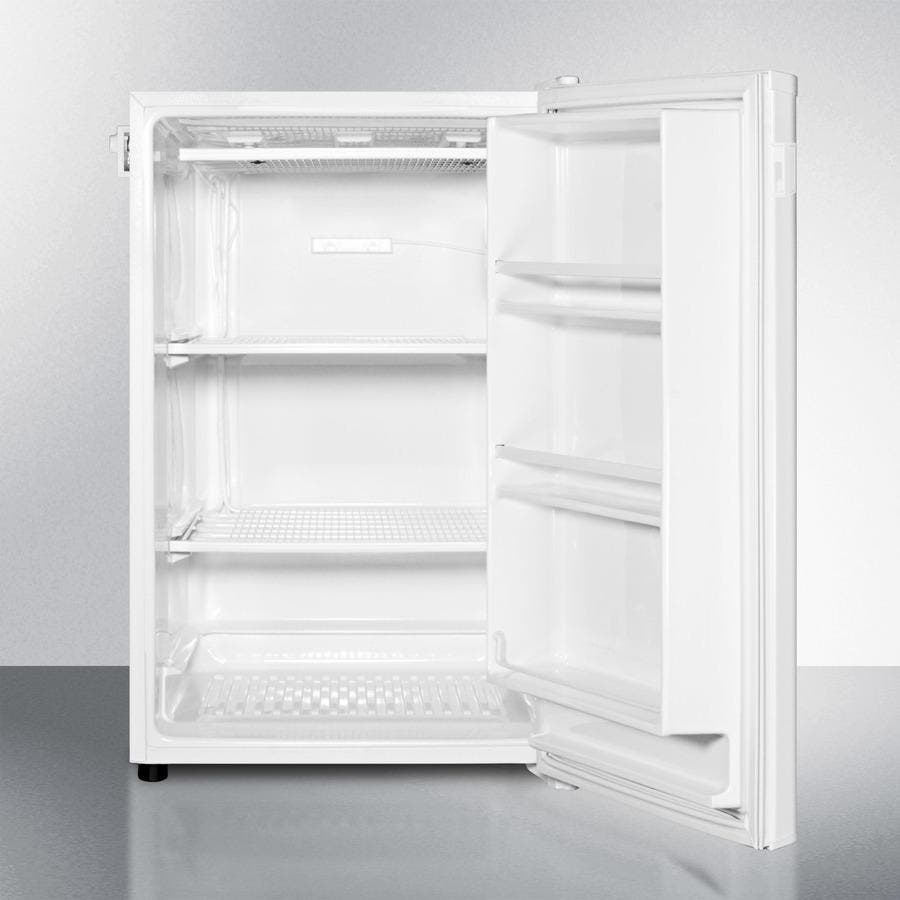 Summit FS603L White, Side-Mounted Lock