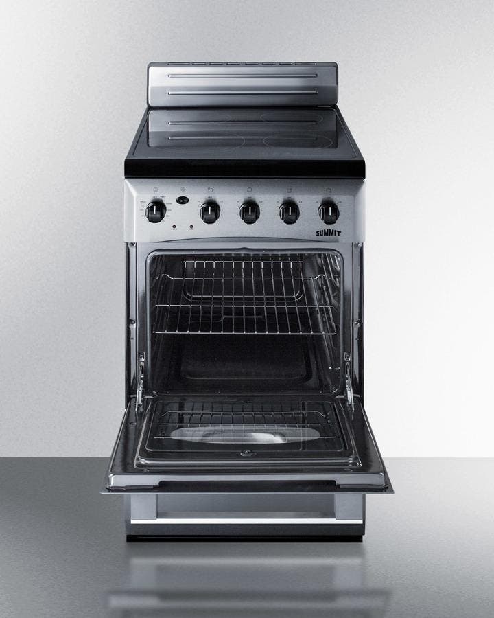 Summit REX208SS 20 Inch Electric Range