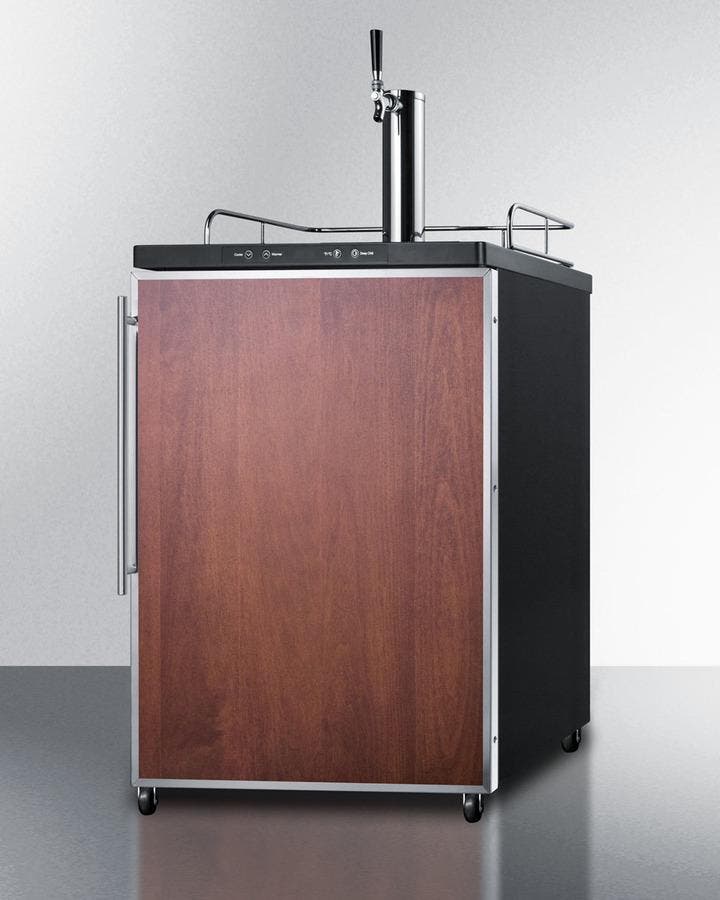 Summit SBC635MBIFR Panel Ready/Black, Stainless Steel Frame
