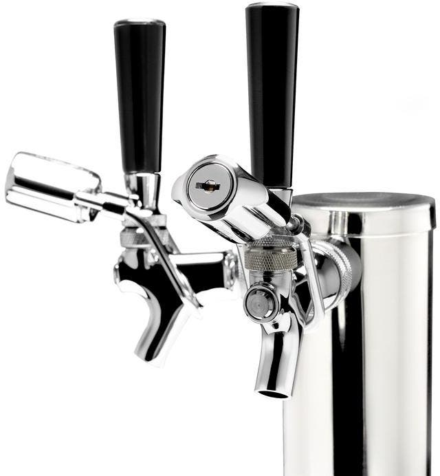 Summit SBC695OSTWINTL Stainless Steel, Double Tap Kit