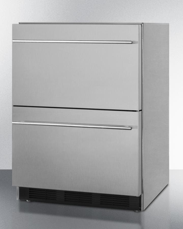 Summit SP6DS2D7ADA 24" Double Drawer Refrigerator
