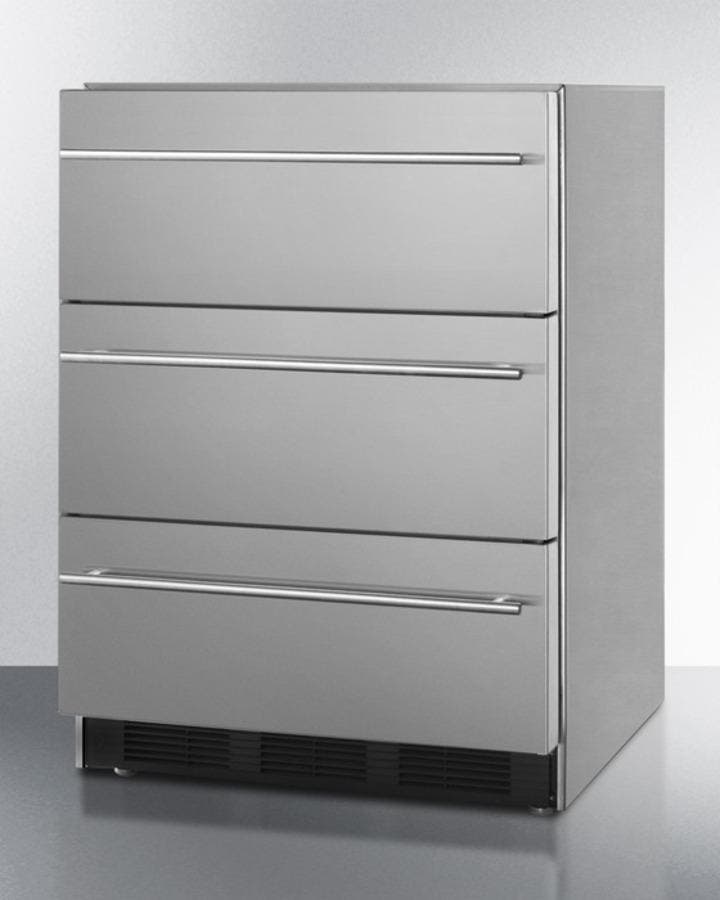Summit SP6DSSTBOS7THINADA Stainless Steel, Thin Handles, ADA Compliant