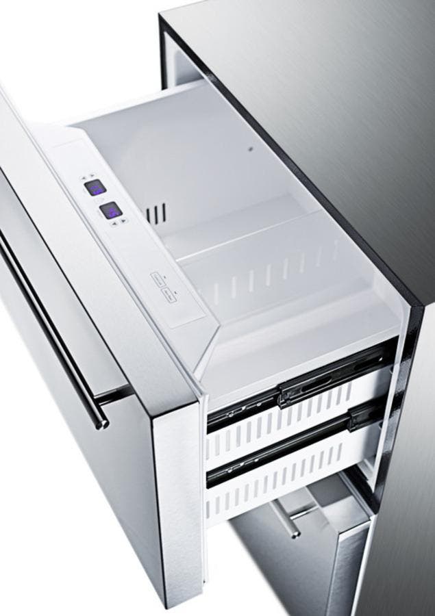 Summit SPRF2D5 Stainless Steel, No Ice Maker