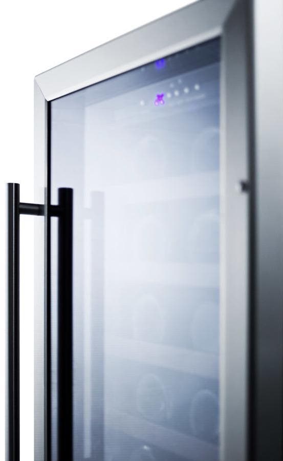 Summit SWC1840CSSADA Stainless Steel Solid Door