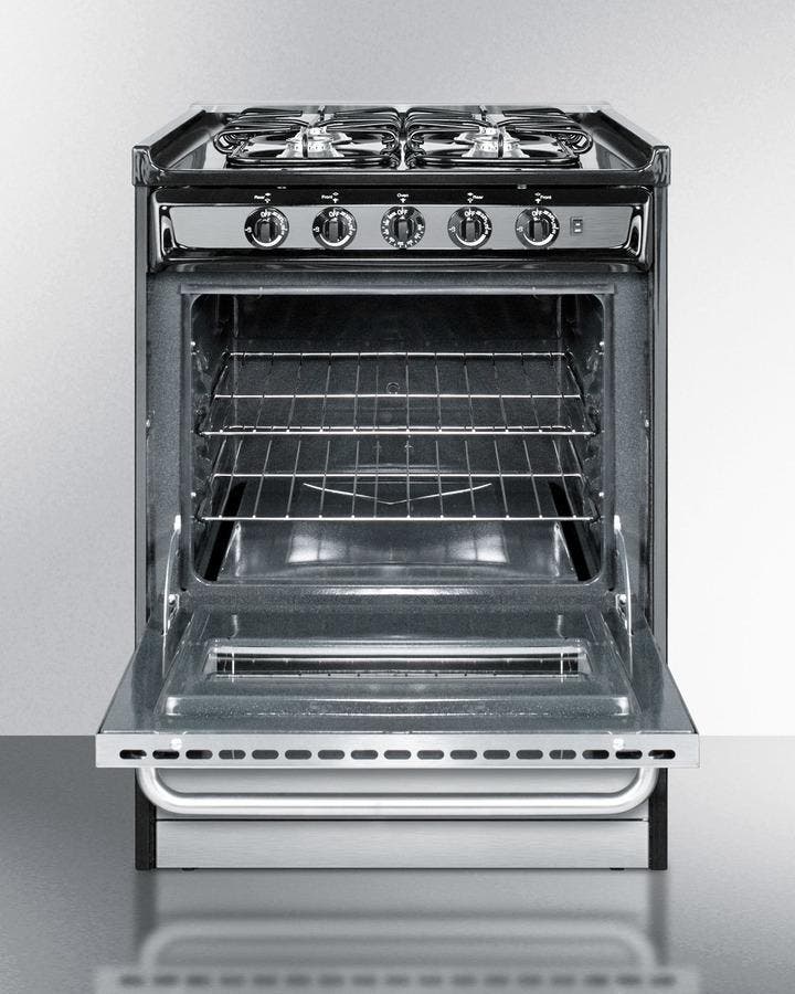 Summit TNM61027BFRWY 24 Inch Slide-in Gas Range
