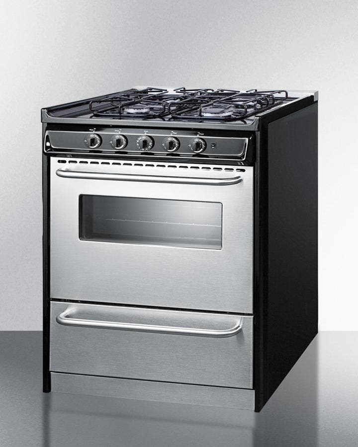 Summit TTM21027BRSW Stainless Steel/Black