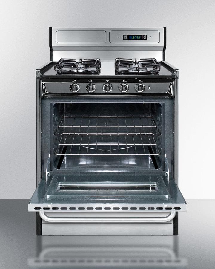 Summit TTM23027BKSW Stainless Steel/Black