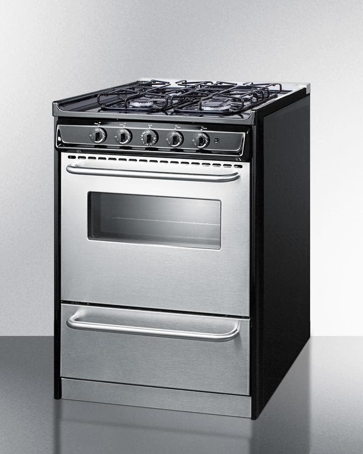 Summit TTM61027BRSW Stainless Steel/Black