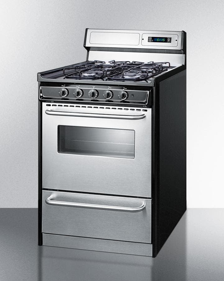 Summit TTM63027BKSW Stainless Steel/Black