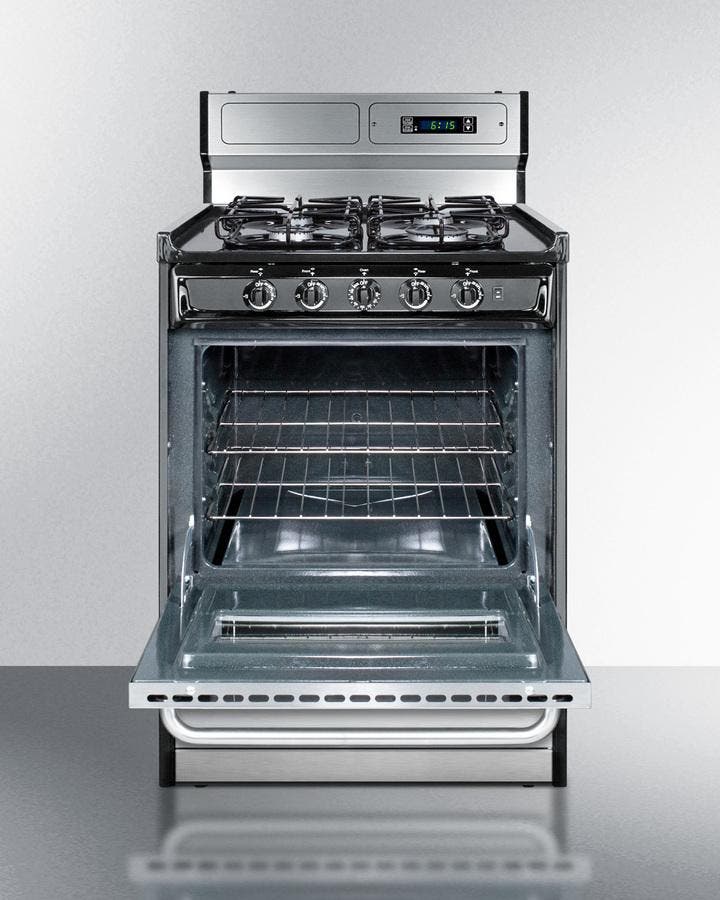 Summit TTM63027BKSW Stainless Steel/Black
