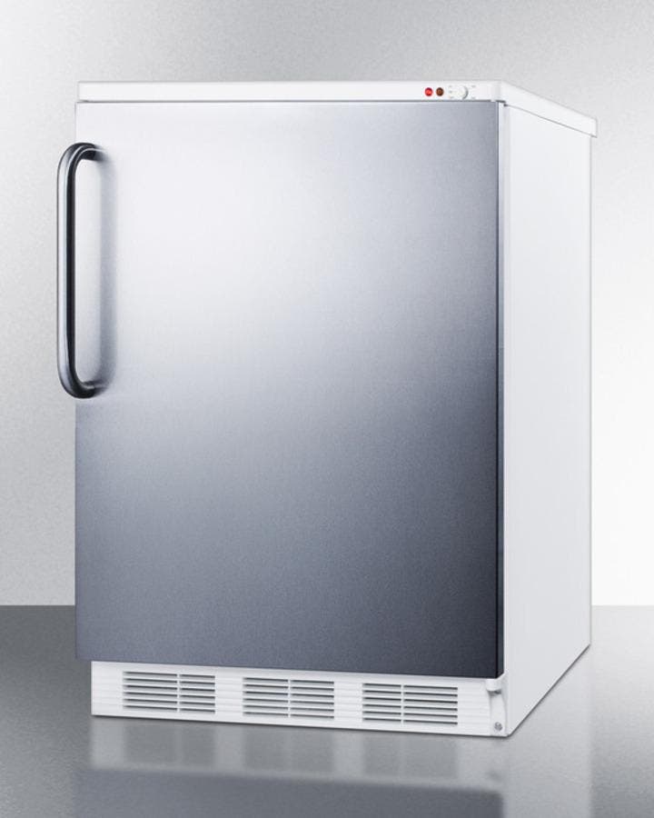Summit VT65MBISSTB Stainless Steel with Towel Bar Handle
