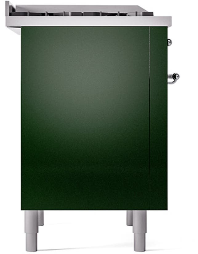 Ilve UP36FQNMPEGC Emerald Green With Chrome Trim