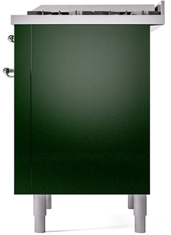 Ilve UP36FQNMPEGC Emerald Green With Chrome Trim