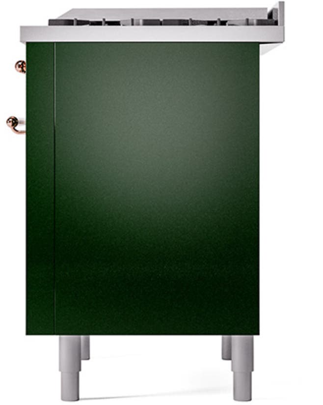 Ilve UP36FQNMPEGP Emerald Green With Copper Trim