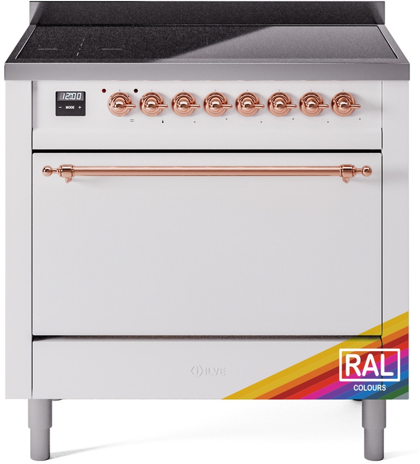 Ilve UPI366QNMPRAP Ral Custom Color With Copper Knobs