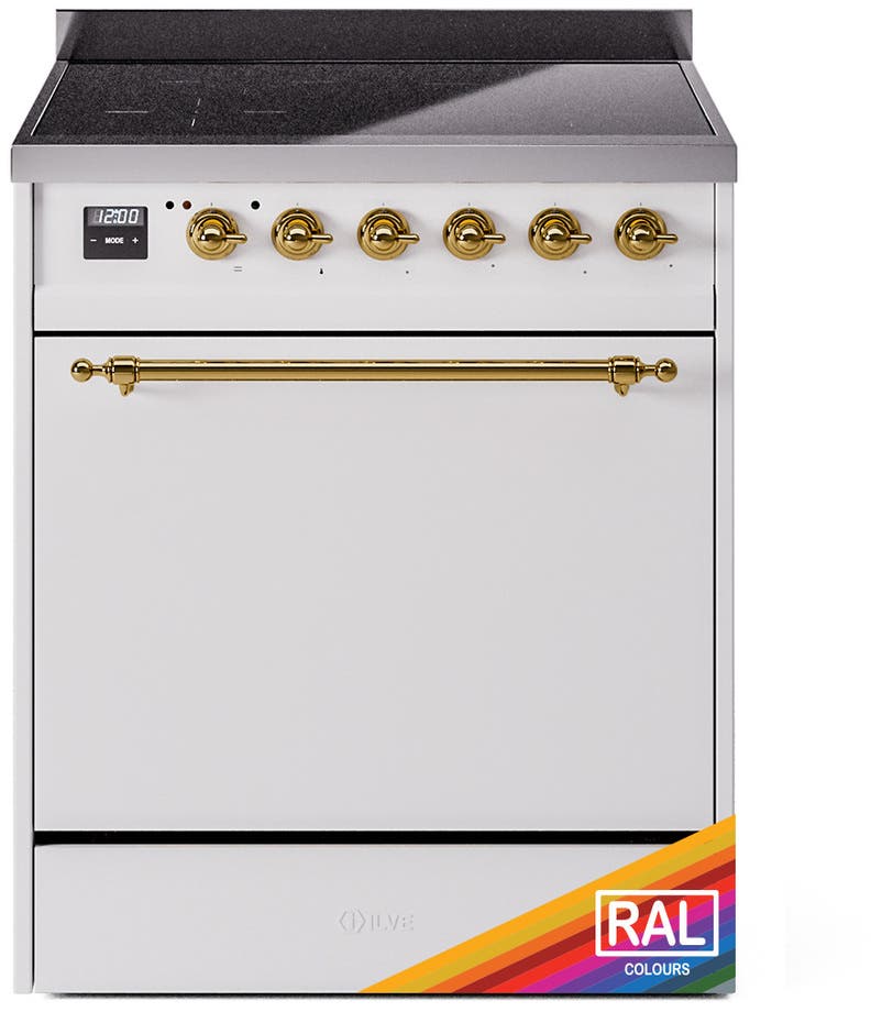 Ilve UPI304QNMPRAG Ral Custom Color With Brass Knobs