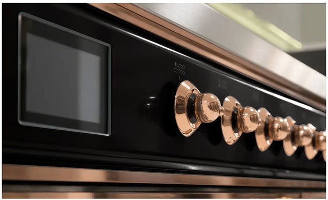 Ilve UM15FDQNS3BKPLP 60" Dual Fuel Range w/ 9 Sealed Burners, Double Ov...