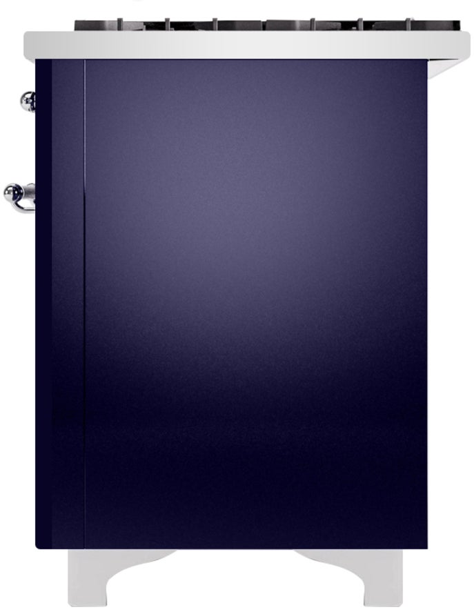 Ilve UM15FDNS3MBC 60" Dual Fuel Range with Double Ovens, 5.02 cu ft ...