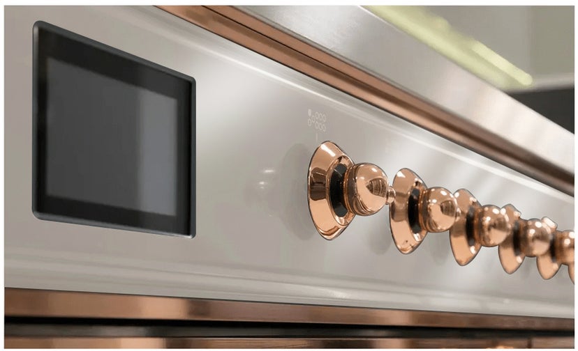 Ilve UM15FDNS3SSPLP 60" Dual Fuel Range with Double Ovens, 5.02 cu ft ...