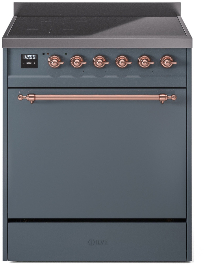 Ilve UPI304QNMPBGP Blue Grey With Copper Trim