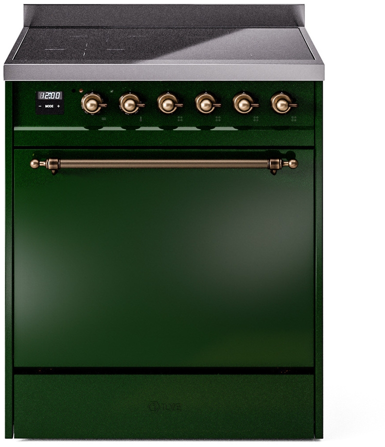 Ilve UPI304QNMPEGB Emerald Green With Bronze Trim