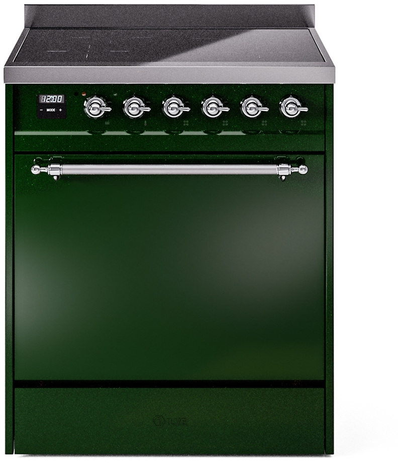 Ilve UPI304QNMPEGC Emerald Green With Chrome Trim