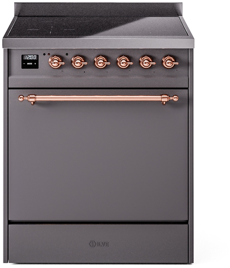 Ilve UPI304QNMPMGP Graphite Matte With Copper Trim