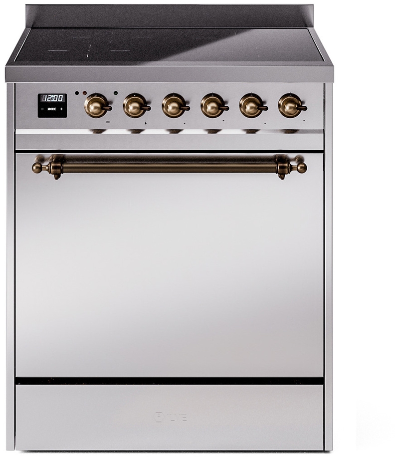 Ilve UPI304QNMPSSB Stainless Steel With Bronze Trim