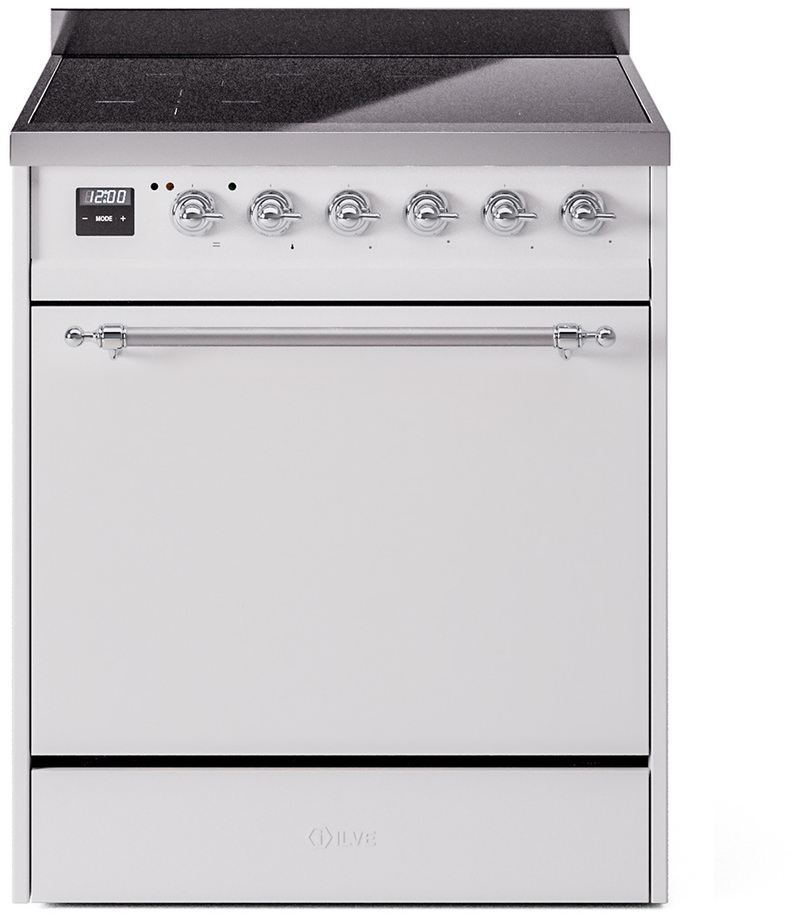 Ilve UPI304QNMPWHC White With Chrome Trim