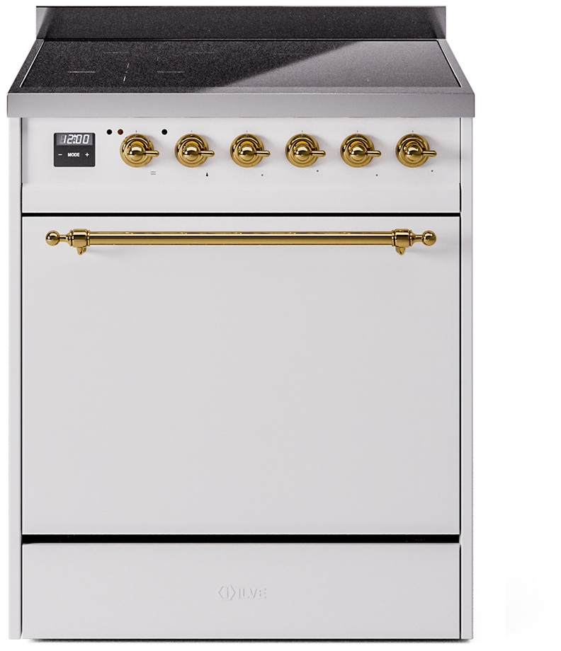 Ilve UPI304QNMPWHG White With Brass Trim