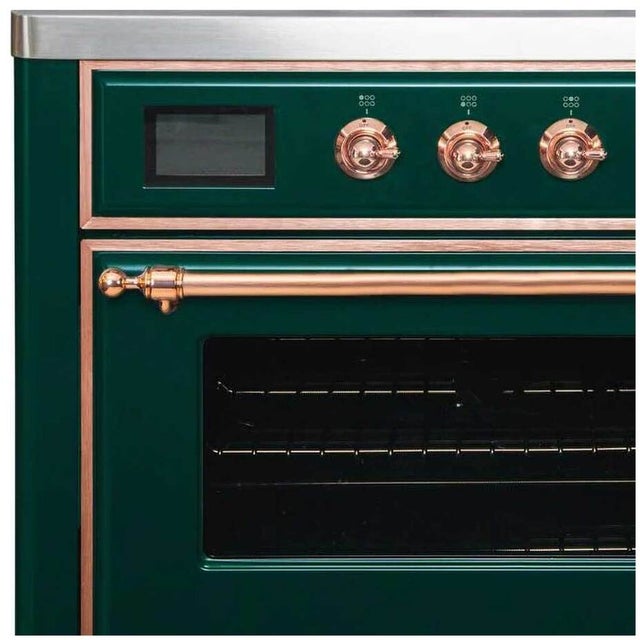 Ilve UM09FDNS3EGPLP 36" Dual Fuel Freestanding Range w/ 6 Sealed Burne...