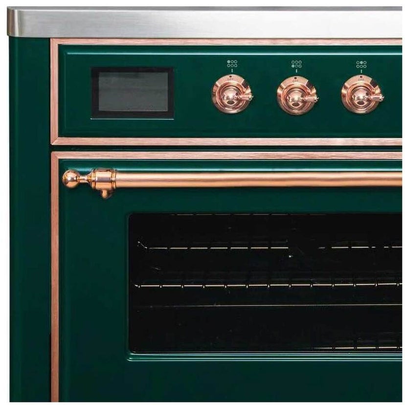 Ilve UM09FDNS3EGPLP 36" Dual Fuel Freestanding Range w/ 6 Sealed Burne...