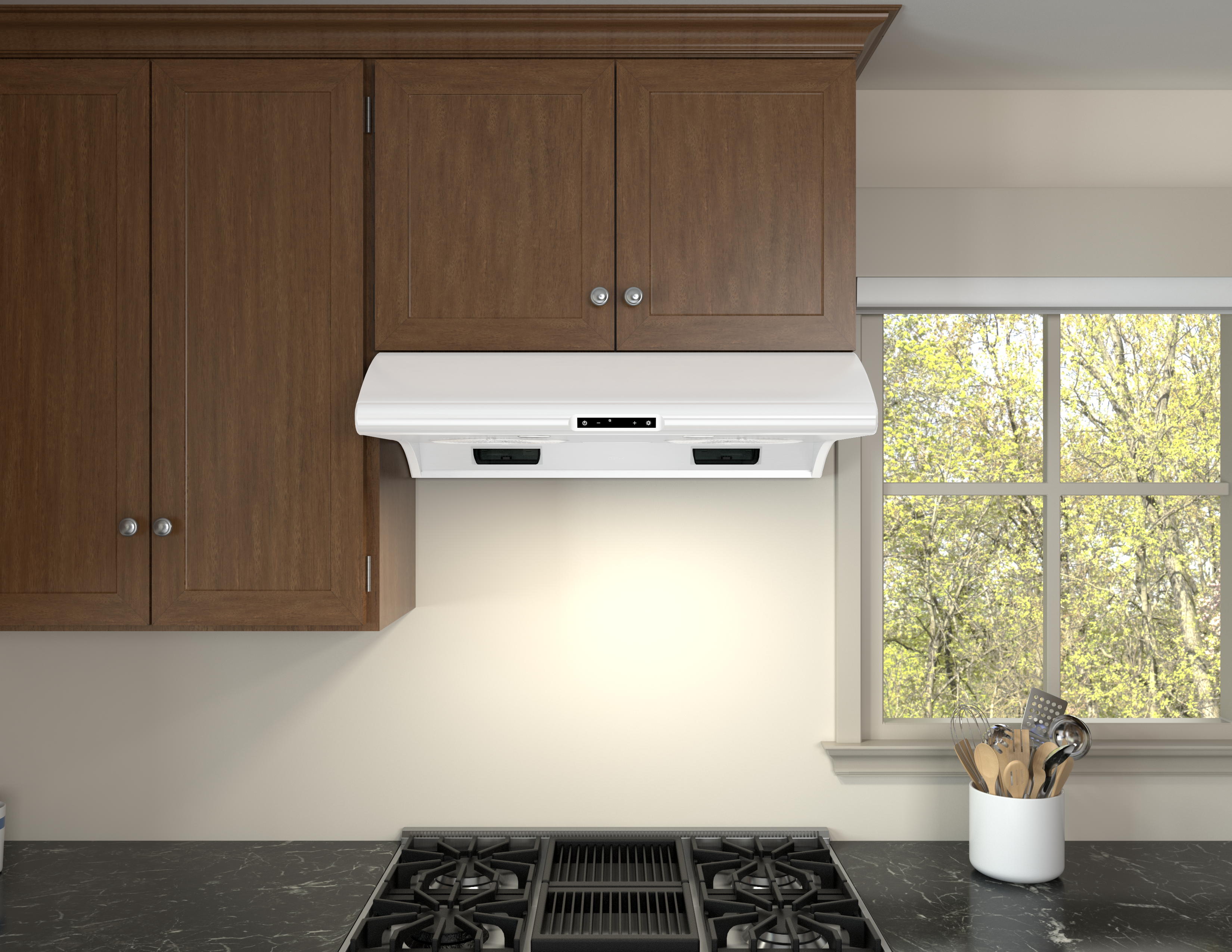 Zephyr AK2136BW White, 36 Inch