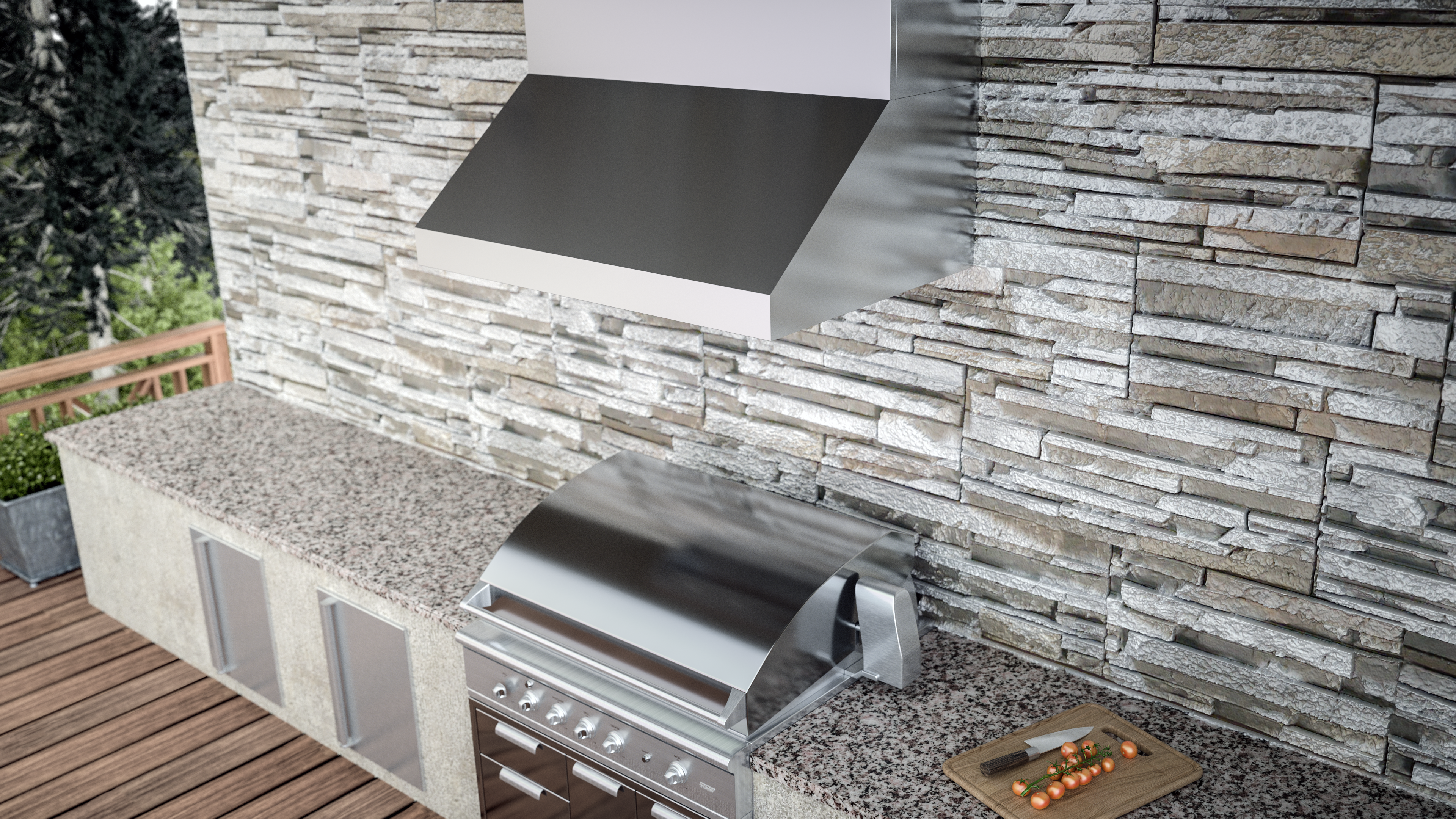 Zephyr AK7836BS Stainless Steel, 36 Inch
