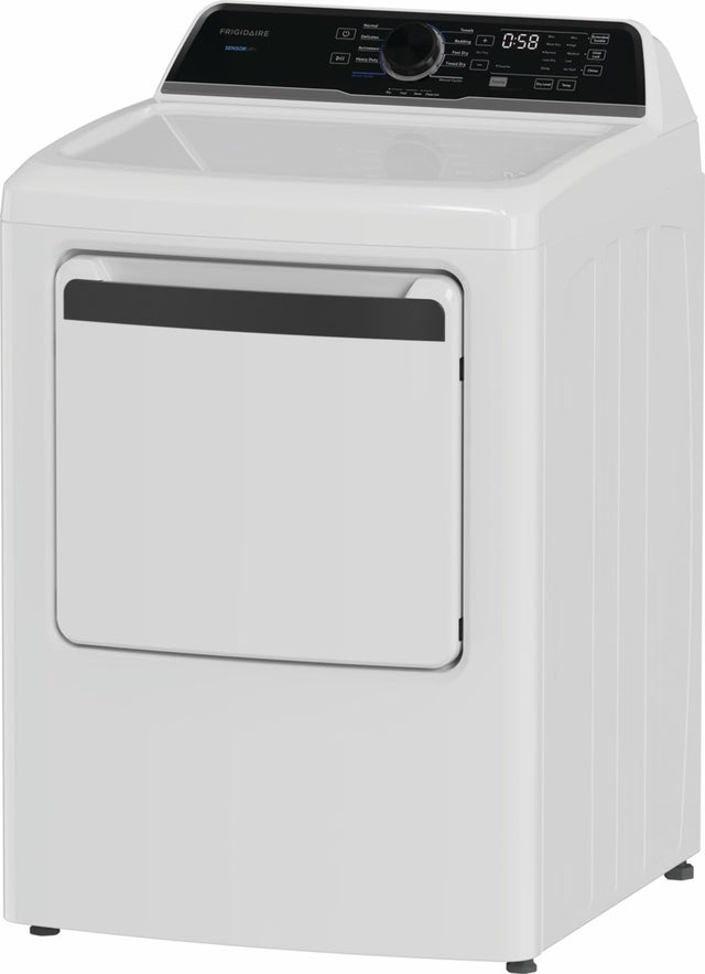 Frigidaire FLVE7523BW 27 Inch Electric Dryer With 7.0 Cu Ft Capacity, St...