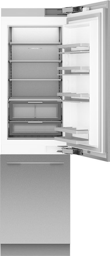 Fisher Paykel RS2484WRUE1 24" VTZ PREMIUM Column Bottom Mount Refrigerator F...