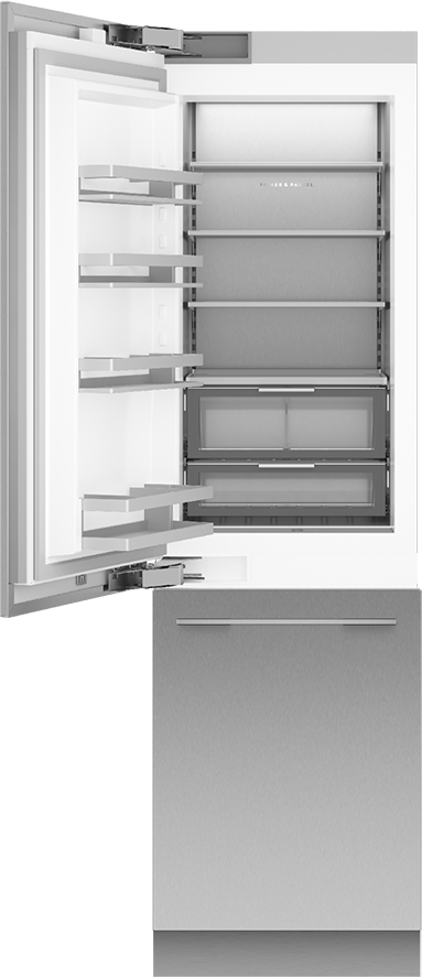 Fisher Paykel RS2484WLUE1 24" VTZ PREMIUM Column Bottom Mount Refrigerator F...