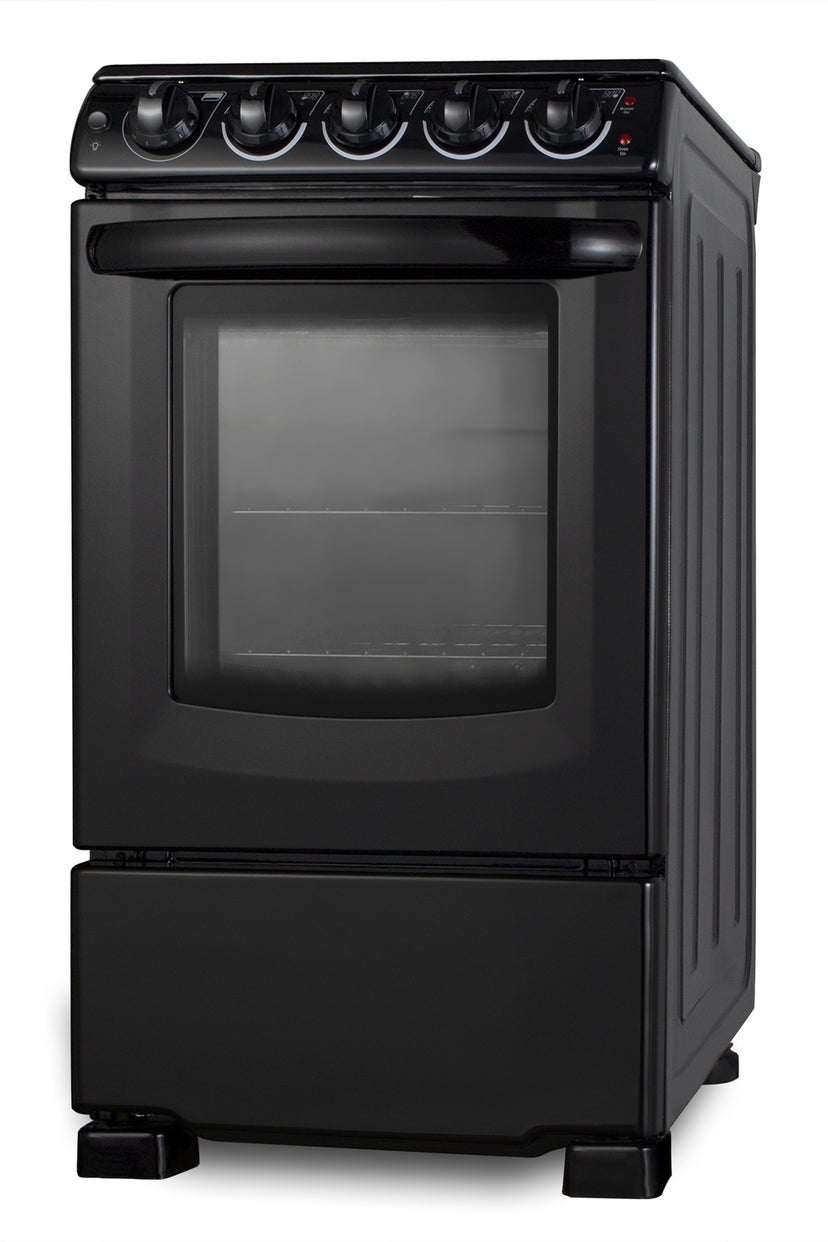 Summit REX2051BRT 20 Inch Electric Smooth-Top Range With 2.3 Cu. Ft....