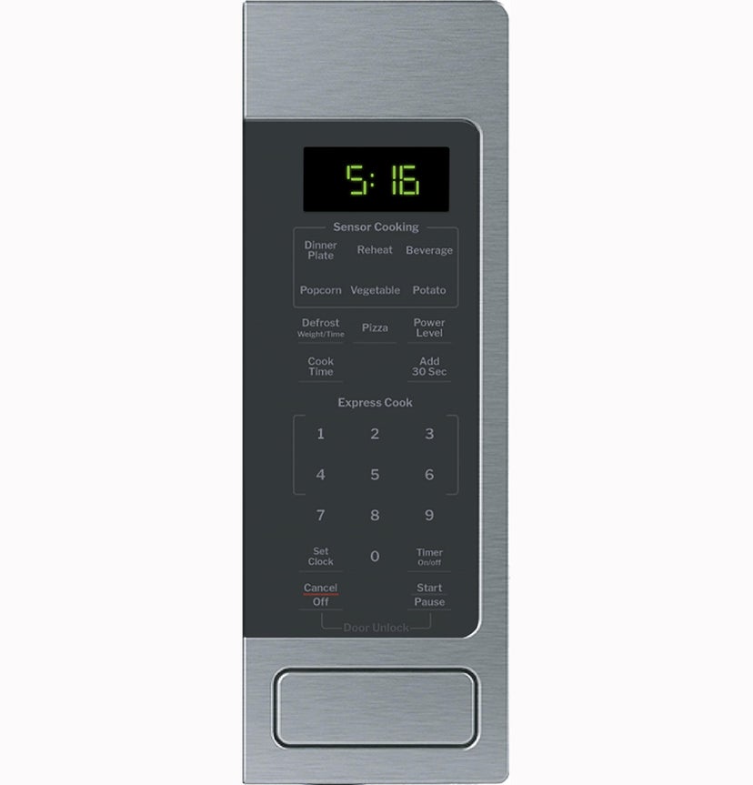 GE GCST16S1WSS 1.6 cu. ft. Countertop Microwave Oven with 1,150 W...