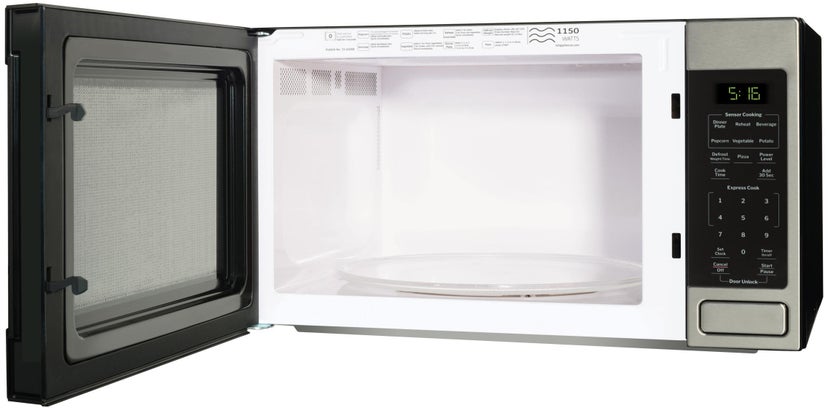 GE GCST16S1WSS 1.6 cu. ft. Countertop Microwave Oven with 1,150 W...