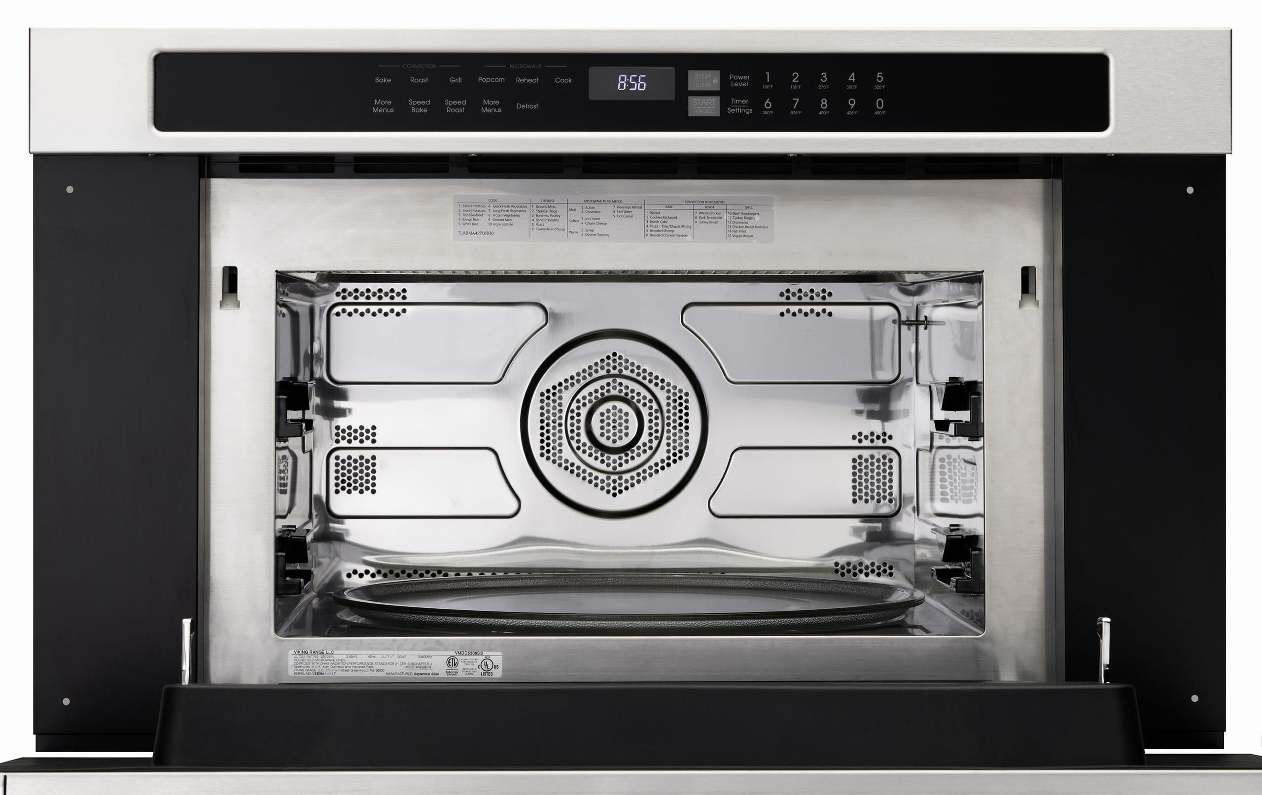 Viking VMDD5306SS 30 Inch Built-In Convection Speed Oven Stainless